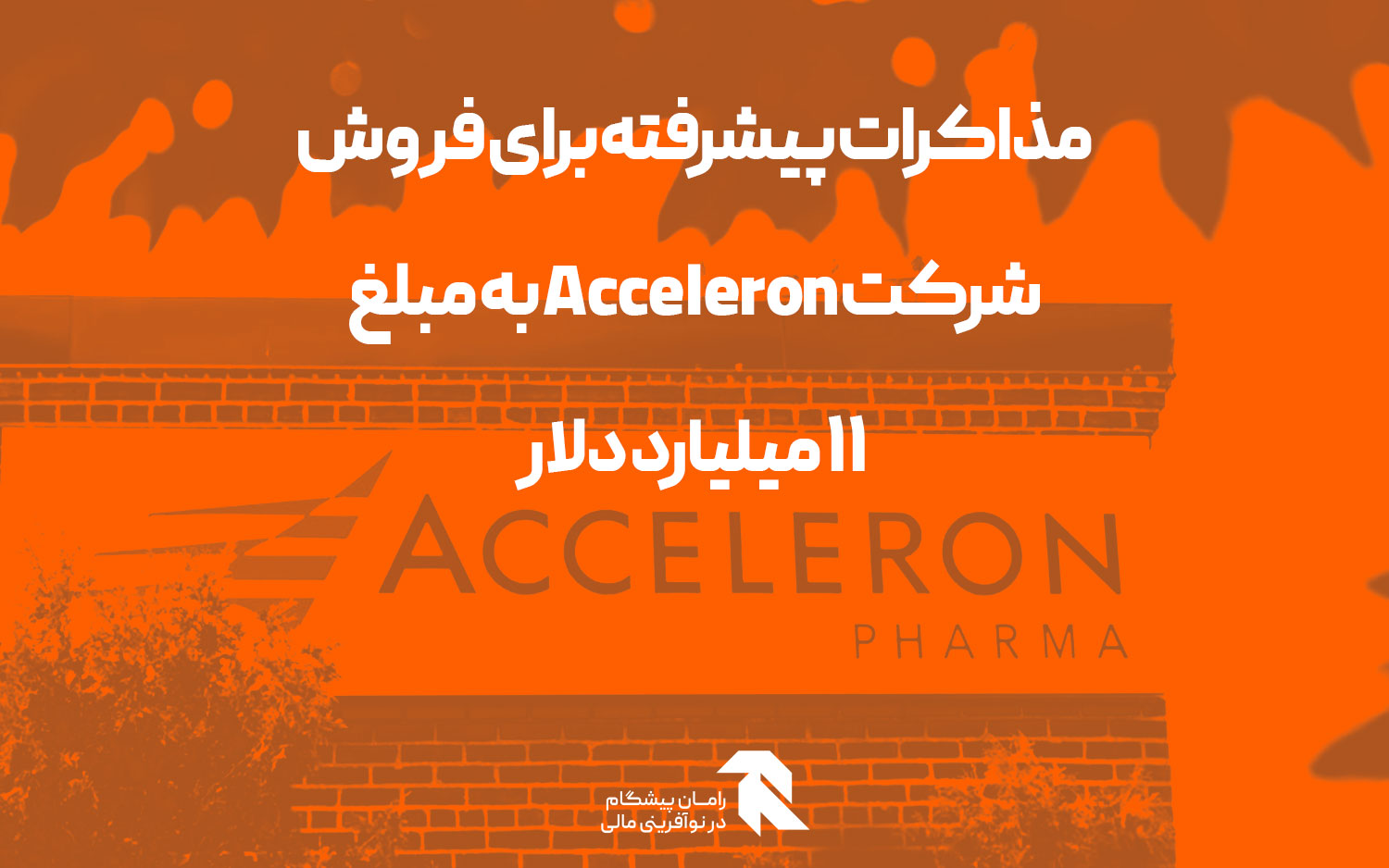 مذاکرات پیشرفته برای فروش شرکت Acceleron به مبلغ 11 میلیارد دلار